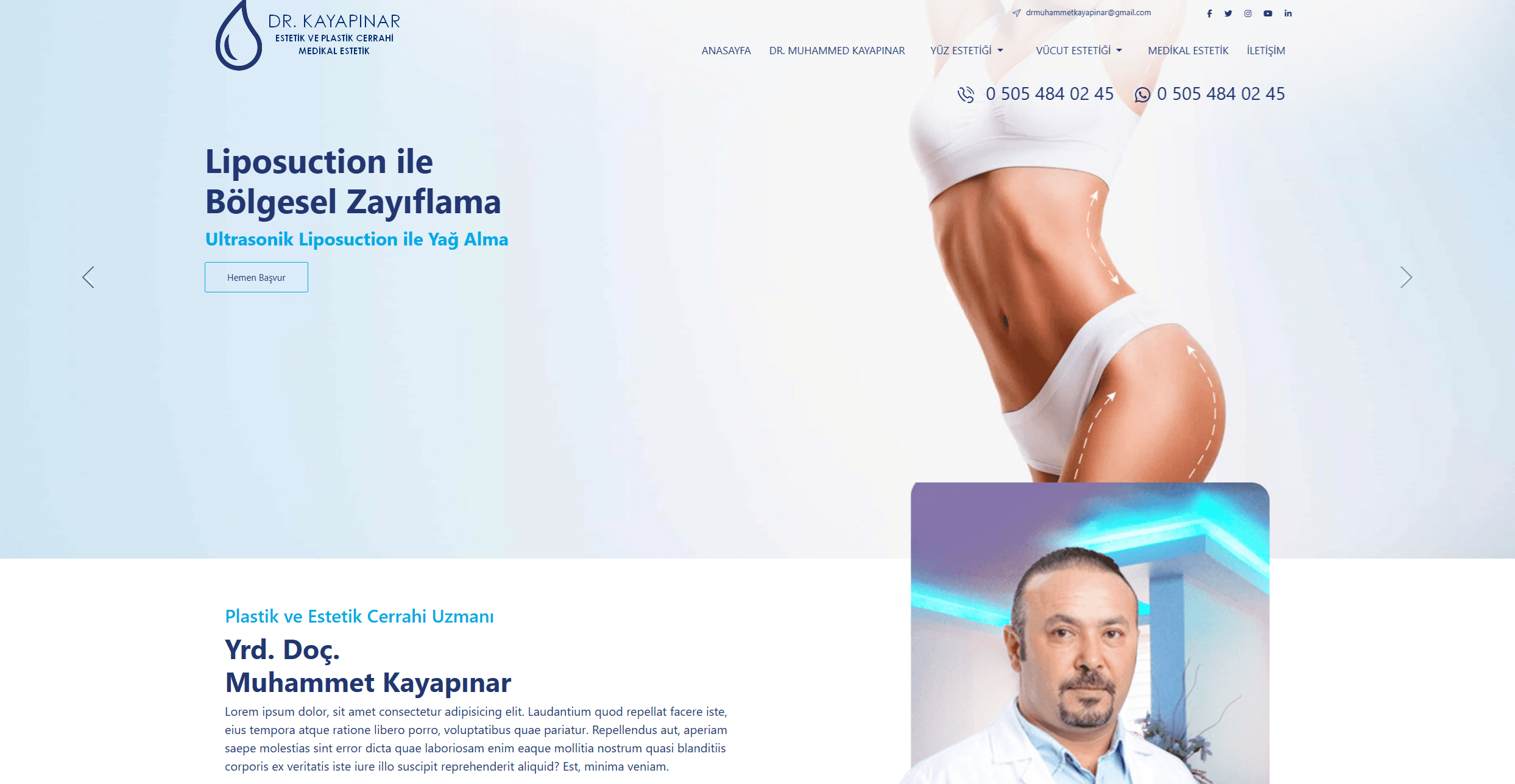 Dr. Kayapınar Web Sitesi