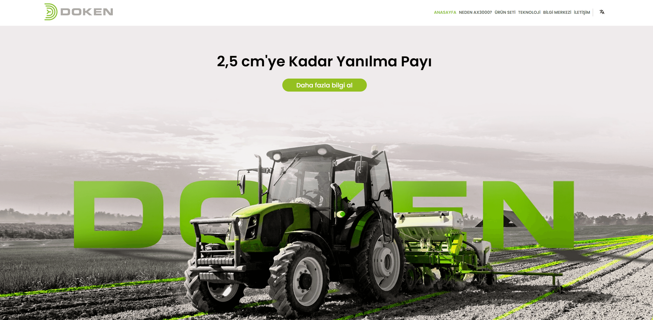 Doken Tarım Web Sitesi